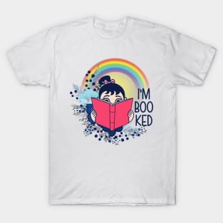 Book Lover Nerd Girl | I Am Booked T-Shirt